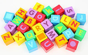 alphabet cubes